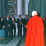 Il papa incontra la famiglia Morosini